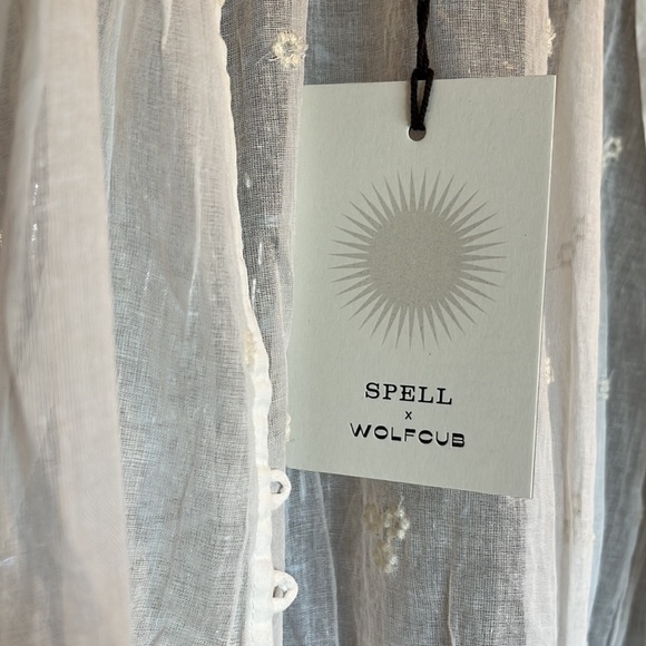 Spell x WOLFCUB Fleur Gown in Antique White - Picture 15 of 15